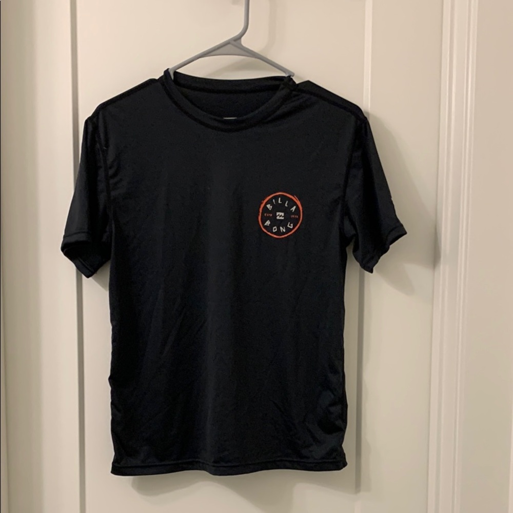 Billabong Black Rashguard Swim Top